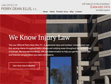 Tablet Screenshot of perrydeanellis.com